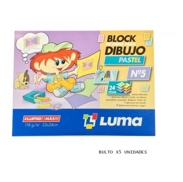 BLOCK DJO T/VOL Nº5 24H PASTEL